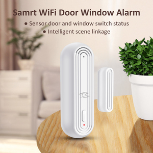 Tuya Smart Wireless Wi-Fi Puerta Ventana Sensor de apertura Material ABS portátil Sistema de alarma de seguridad para el hogar Sensor de contacto de puerta - Product Image 2