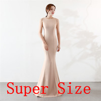 16038-S # mariage de la mariée Banquet élégant queue de poisson robe de fiançailles jupe grosse dame robe grande taille robe super taille