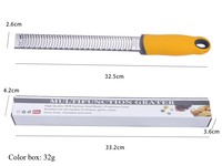 Râpe à fromage manuelle en acier inoxydable Zesteur pour légumes parmesan agrumes citron-Outil de cuisine