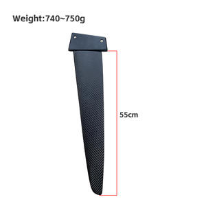 Nuevas <span class=keywords><strong>aletas</strong></span> de windsurf con <span class=keywords><strong>aletas</strong></span> de <span class=keywords><strong>fibra</strong></span> de <span class=keywords><strong>carbono</strong></span> de base profunda Tuttle con caja fundida Timón de windsurf Aleta de tabla de surf - Product Image 4