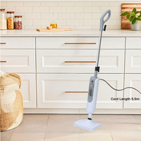 Nettoyeur vapeur électrique blanc détachable pour la maison, l'extérieur, la voiture et l'hôtel, pour tapis, sols durs et plus encore
