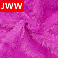 180GSM 160cm largeur 100% Polyester cheveux longs PV tissu en peluche de qualité 3.5m par kilogramme année 2023