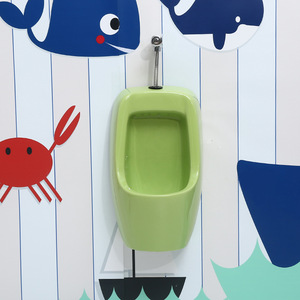<span class=keywords><strong>Urinoir</strong></span> en céramique à capteur pour enfants, pour la maternelle, à poser au sol, pour garçons, ensemble complet d'accessoires colorés - Product Image 4