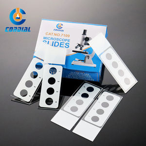 연구실용 CORDIAL 7109 컬러 프로스트 한쪽 면 폴리싱 마감 현미경 슬라이드 - Product Image 1