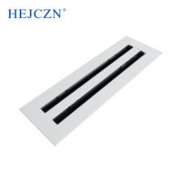 Diffuseur de grille de système de climatisation HVAC nouvellement personnalisé diffuseur de fente linéaire de plafond en alliage d'aluminium