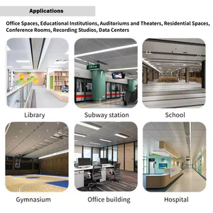 Gạch trần nhôm vuông 600x600mm, sơn tĩnh điện cho hệ thống trần giả treo - Product Image 4