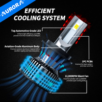 Ampoules de phare LED 9005 pour voiture, éclairage réglable, remplacement de lampe automobile, 16000lm, H11, H4 LED, H7 LED