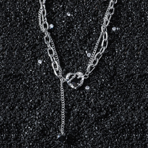 Nuevo Collar de Cadena con Colgante de Corazón Simple, Estilo Hiphop, de Acero Inoxidable para Hombre, Joyería de Moda al por Mayor, Venta Caliente 2026 - Product Image 2