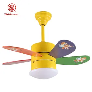 Decoratieve Kids Kleurrijke LED Plafond Fans in 30 Inch