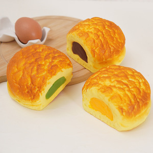 Juguetes Blandos de Simulación de Pan Tostado y <span class=keywords><strong>Donuts</strong></span>, de Rebote Lento, Antiestrés, para Niños y Adultos, Decoración de Escritorio - Product Image 2