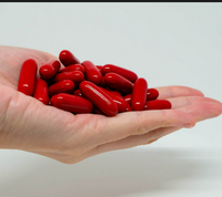 Gélules de Placenta de Cerf de Haute Qualité OEM, Étiquettes et Logo Personnalisables, Compléments Alimentaires Antioxydants pour Adultes