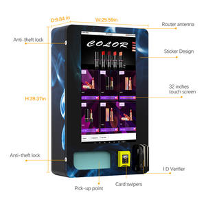 Distributeur automatique interactif mural de 32 pouces, durable, petit format, avec <span class=keywords><strong>paiement</strong></span> sans espèces et fonction SDK, personnalisable OEM - Product Image 2