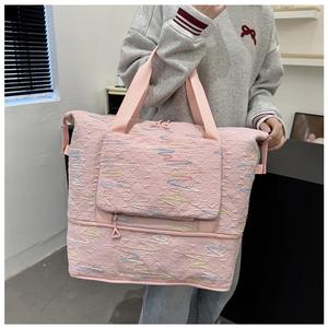 Sac de voyage unisexe RUIQUWIN en tissu Oxford extensible, léger et pliable, multifonctionnel, portable et décontracté, design élégant - Product Image 2