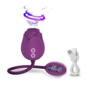 Vibrador Manxi Rose de Doble Cabeza con Alimentación USB, Juguete Sexual para la Masturbación Femenina y Masajes para el Orgasmo - Product Image 3