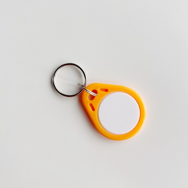 13.56Mhz RFID Replaceable Write Smart Token Multi-colour NFC ABS  Keychain for Access Control