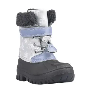 حذاء للأطفال أزرق مخصص للأطفال بسعر الجملة أحذية للثلج أحذية شتوية ساخنة للأطفال موديل 2022