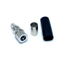 Connecteur coaxial RF en cuivre QMA mâle sans soudure EZ pour câble WTR240 H155 – Fourniture directe usine