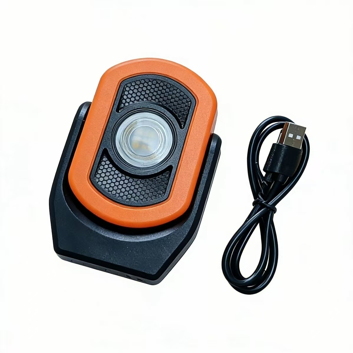 Portable Pocket Light Rechargeable Working Lights Magnetic Waterproof 360 Rotatable Head for Car Repair Jobsites Emergency Use