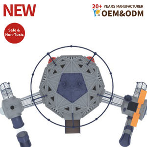 Équipements de jeux d'extérieur pour enfants |   Toboggan sur le thème de l'espace de la série Alpha Planet |   pour la maternelle |   Certification ASTM/CE, conception gratuite - Product Image 3