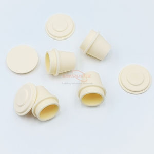 Hoch temperatur beständige, maß gefertigte und geformte Aluminiumoxid-Keramik tiegel mit Deckel - Product Image 3