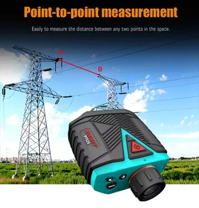 Télémètre <span class=keywords><strong>laser</strong></span> de chasse et de golf GPS Land Measure Meter PF520 IP65 8x longue portée 2000m avec fonction sans fil - Product Image 4