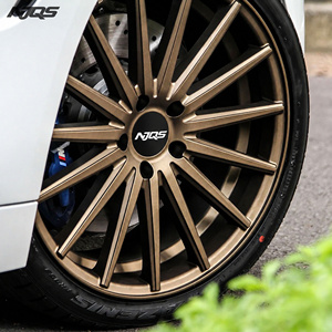 Jantes de voiture NJQS en alliage d'aluminium bronze, garantie d'origine, modèle Mags, jantes à déport profond, 16-24 pouces, roues forgées - Product Image 2