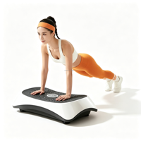 Plateforme vibrante électromagnétique, mini appareil de vibration corporelle, plaque vibrante pour le remodelage du corps, masseur vibrant