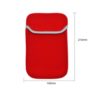 Haute qualité coloré pas cher néoprène Mini tablette pochette étui pochette pour ordinateur portable