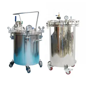 SPRALL Pneumatic Stainless Steel Pressure Pot Paint Tank Coating Machine High Pressure Spray Can Without The Stirrer