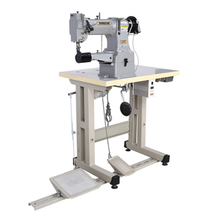 Nouvelle machine à coudre industrielle fabriquée en Chine, à cylindre, à alimentation composée, pour cuir épais, avec moteur et fonctionnement informatisé - Product Image 1