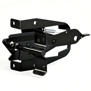 Loquet de portail à <span class=keywords><strong>ressort</strong></span> auto-fermant SS304, verrou automatique pour portail de clôture, loquet à montage sur poteau pour portail en bois, vinyle, PVC, sécurité <span class=keywords><strong>piscine</strong></span> - Product Image 2