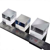 High Quality Optical Glasses K9 Spliter Film Coating Cube Beamsplitter Prism for Optical Instruments