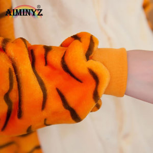 AIMINYZ Vente en gros <span class=keywords><strong>2023</strong></span> Offre Spéciale Flannei Chaud Populaire Onesie Pijamas Loose Oversize Femmes Vêtements de nuit Loisirs Cartoon Enfant Pyjamas - Product Image 6