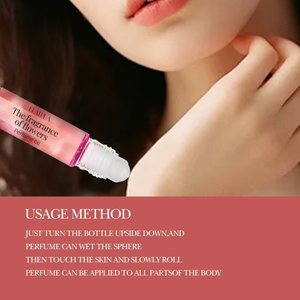 น้ำหอมโรลออนกลิ่นฟรุ๊ตตี้ฟลอรัลขนาด 10 มล. ขายดีที่สุด กลิ่นกุหลาบหวาน ปราศจากแอลกอฮอล์ มีสินค้าพร้อมส่งจากผู้ผลิต - Product Image 4