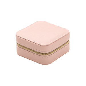 Premium Saffiano PU Leather <strong>Travel</strong> <strong>Jewelry</strong> <strong>Case</strong> - Product Image 2