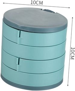 Nouvelle boîte d'emballage de bijoux en plastique écologique rotative à quatre couches - Product Image 5