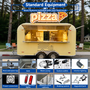 <span class=keywords><strong>Mini</strong></span> camion de nourriture de rue mobile personnalisé, chariot de nourriture rapide pour <span class=keywords><strong>hot</strong></span>-dogs, hamburgers, glaces, pizzas, avec cuisine complète - Product Image 4