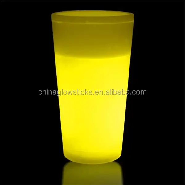 new 350ml party glow cup in the dark plastic lighting liquid glow cup