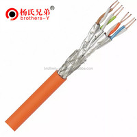 Kabel LAN SFTP Cat7 Harga Pabrik Brothers-Y dengan Jaket PVC LSZH 8 Konduktor Asal Guangdong