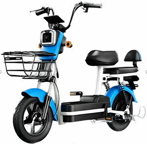 Bicicletta Elettrica Urbana a Due Posti 350W 48V, Comoda Bici da Pendolare con Accessori Completi, Display LCD - Product Image 2