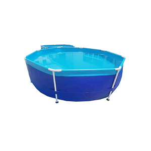 Portable 500L PVC Bâche Cadre Métallique <span class=keywords><strong>Piscine</strong></span> Petit Acier Rond <span class=keywords><strong>pour</strong></span> Enfants À L'extérieur avec Filtre <span class=keywords><strong>Pompe</strong></span> Gonflable - Product Image 2