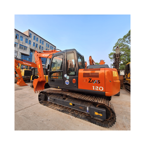 รถขุดมือสอง Hitachi ZX120 รถขุด 12 ตัน ZAXIS ZX 120 เครื่องจักรก่อสร้างไฮดรอลิกแบบตีนตะขาบ รถขุด Hitachi ZX120 สำหรับขาย - Product Image 1