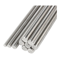 Stainless Steel 304 A2 All Threaded Rod, Full Thread Stud Bolt Bar with Custom Length & Thread Size, High Tensile Anti-Rust