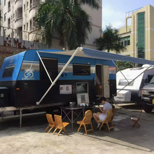 Pare-soleil rétractable DS-100 avec auvent latéral et tente pour camping-car et voiture - Product Image 3