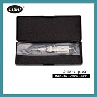 Lishi Outil de déverrouillage 2-en-1 LISHI MAZ24R (10-CUT) – Décodeur et crochetage 2-en-1 pour serrures de portes Mazda / coffres / anti-reflet