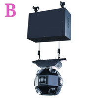 Anneau de faisceau cinétique robuste DMX treuil scène cinétique Led ascenseur faisceau cercle anneau lumière pour discothèque fête Disco spectacle DJ Bar