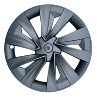 Pour Tesla Model Y Juniper 2025 – Lot de 4 enjoliveurs de roue de 19 pouces – Capuchons de moyeu de roue de performance – Accessoires de couverture de jante complète