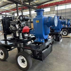 Pompe centrifuge auto-amorçante ZW avec remorque pour l'irrigation agricole et le traitement de l'eau potable, débit élevé, ZW 3 Cyl - Product Image 4