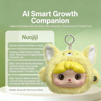 Ciondolo Interattivo AI Portatile Parlante, Bambola Animale Cartone Animato con WIFI per Altoparlante Educativo, 20cm, Unisex, per Bambini