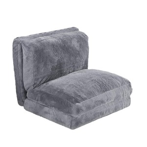Multifunctional Flannel Folding <b>Sofa</b> Bed Square Foam Filled For Adults Children <b>Pets</b> Babies Elderly - Product Image 1